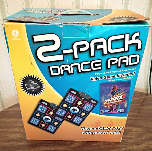 Ps2 pack dance pad mats - 2-pack,